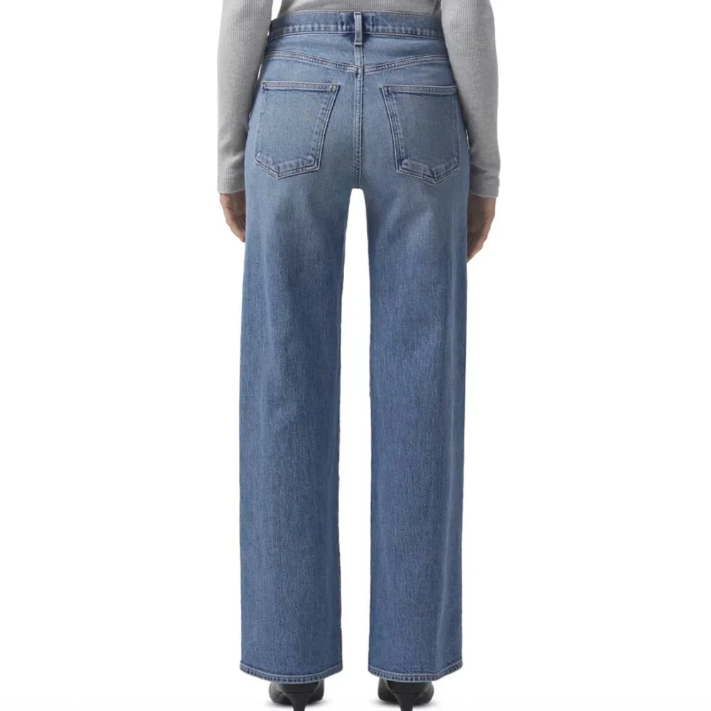 AGOLDE Harper Mid Rise Relaxed Straight Jeans in Flash Size 29 - Picture 4 of 12